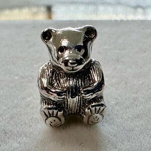 Pandora silver teddy bead